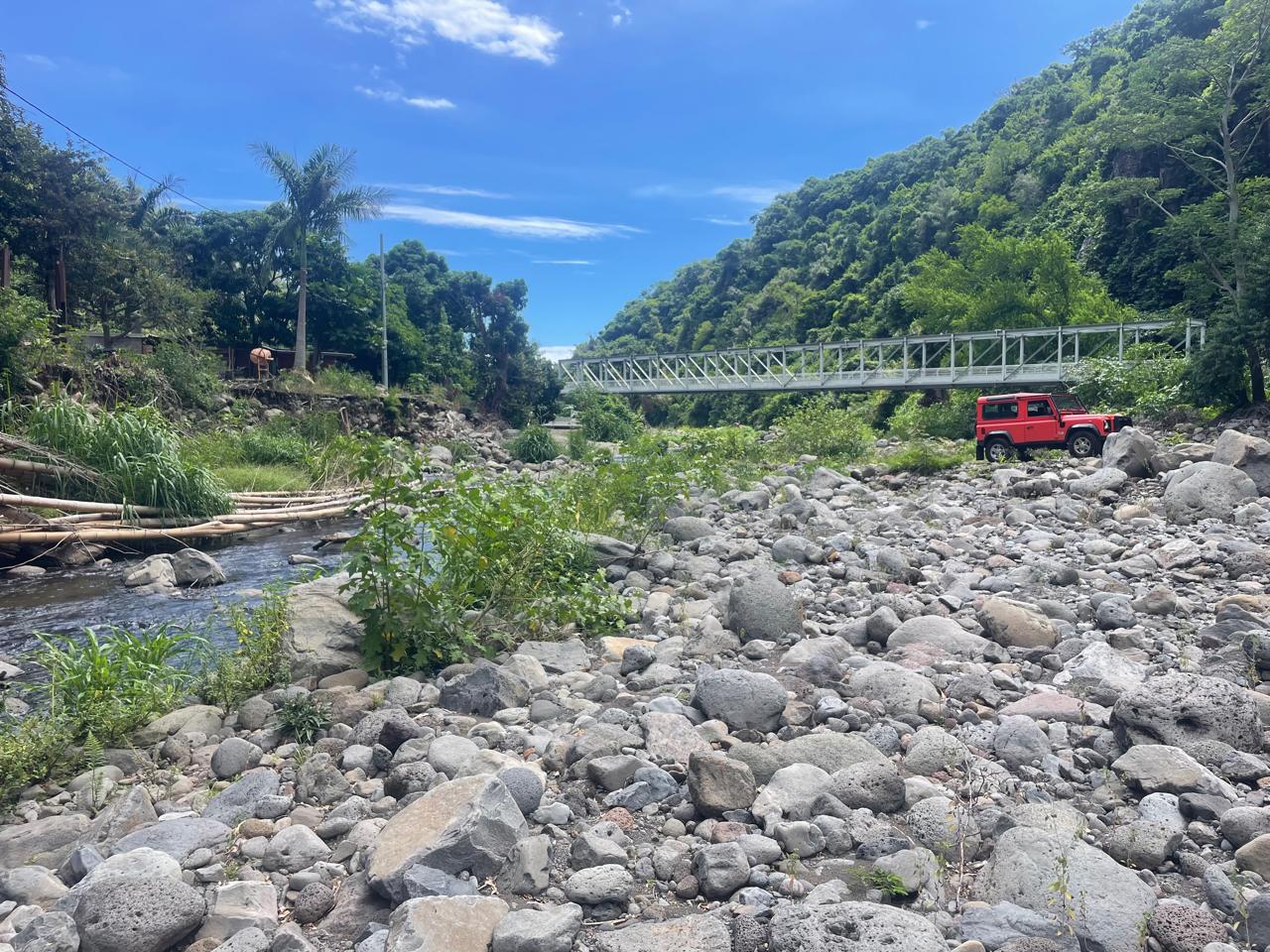 Sortie en Defender à La Réunion